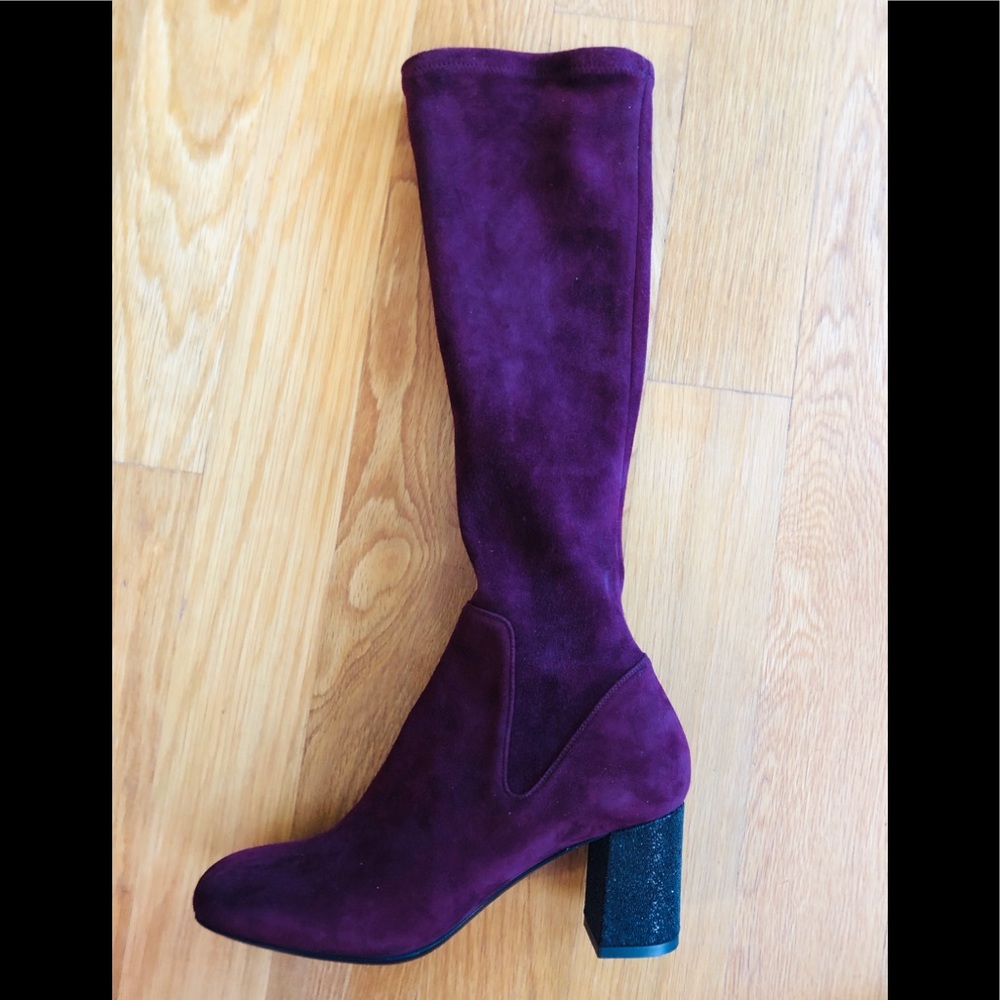 NWT Calvin Klein Collection Bordeaux Boots
